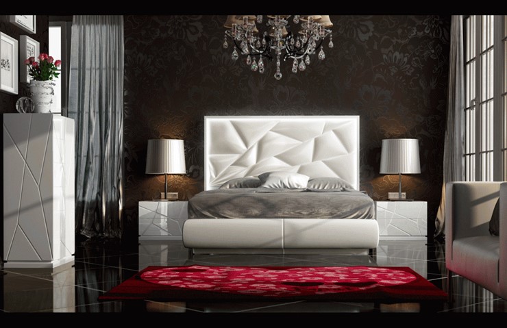 Кровать 2-спальная FRANCO KIU 1242 с LED подсветкой изголовья (180х200) в Ярославле - изображение 11