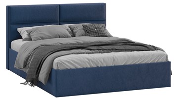 Кровать спальная Глосс Тип 1 (Микровелюр Wellmart Blue) в Ярославле - предосмотр