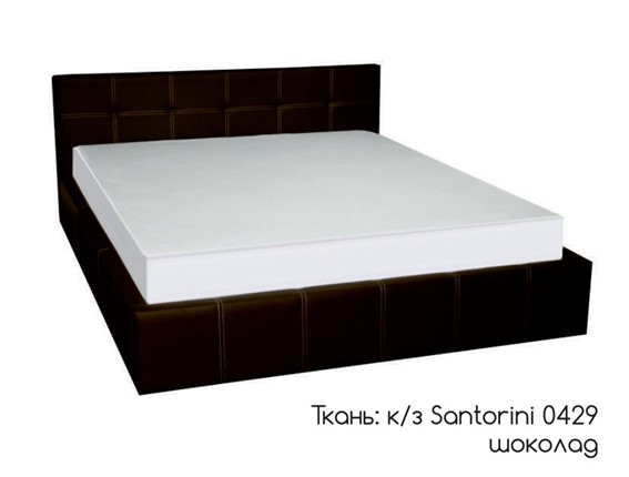 Кровать спальная Грета 160х200 (шоколад) с подъёмным механизмом в Ярославле - изображение