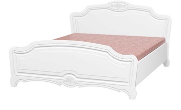 Спальная кровать Лотос (Лак-Белый Жемчуг) 160х200, 000038261 в Ярославле