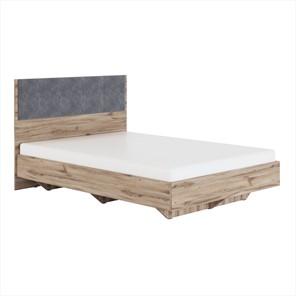 Спальная кровать Николь (мод.1.3) 1,6 серый текстиль, с ортопедическим основанием в Ярославле