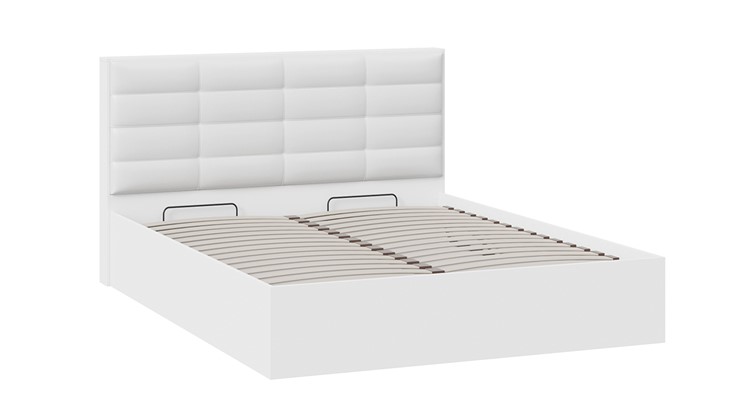 Кровать в спальню с подъемным механизмом Агата тип 1 (Белый) в Ярославле - изображение 1