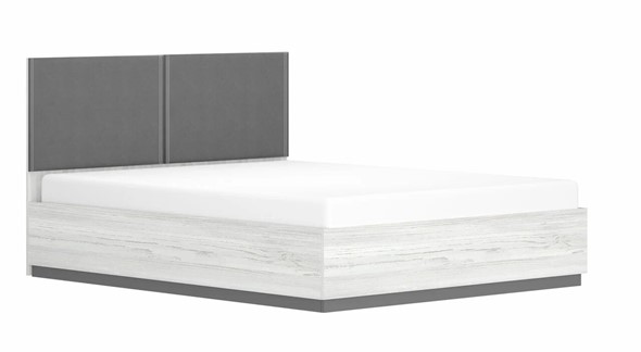 Кровать с подъемным механизмом двуспальная Винтер-16, винтерберг/темно-серый/спейс графит в Ярославле - изображение