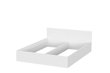 Двуспальная кровать Токио (1,6х2,0), белый текстурный в Ярославле - предосмотр