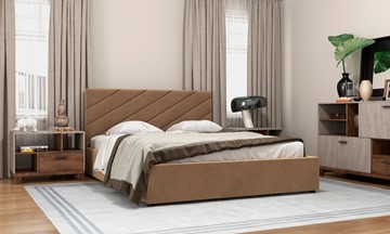Двуспальная кровать Юта 160х200 (вариант 3) с основанием в Ярославле