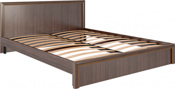 Двуспальная кровать Беатрис М07 (Орех Гепланкт) в Ярославле - предосмотр