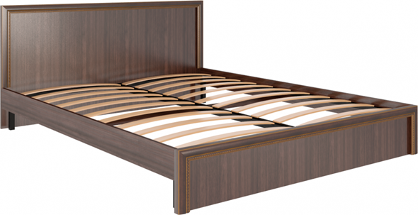 Двуспальная кровать Беатрис М07 (Орех Гепланкт) в Ярославле - изображение
