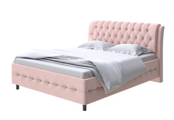 Кровать двуспальная Como (Veda) 4 180х200, Велюр (Ultra Розовый мусс) в Ярославле