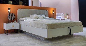 Кровать с механизмом Марсель-11 (Белый, ткань Catania white) 1600 в Рыбинске - предосмотр 4