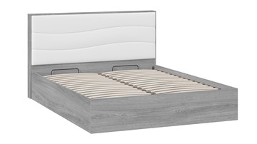 Кровать с механизмом 2-спальная Миранда тип 1 (Дуб Гамильтон/Белый глянец) в Рыбинске - предосмотр 2