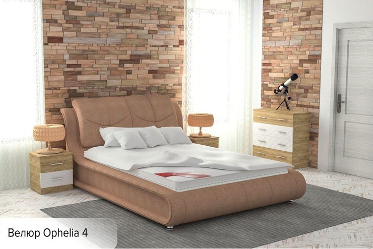 Кровать с механизмом 2-спальная Сицилия 180х200 (с коробом) в Ярославле - изображение 5