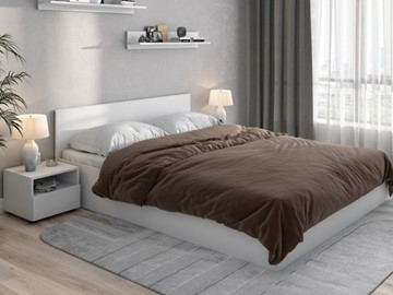Двуспальная кровать Токио (1,6х2,0), белый текстурный в Ярославле - предосмотр 2