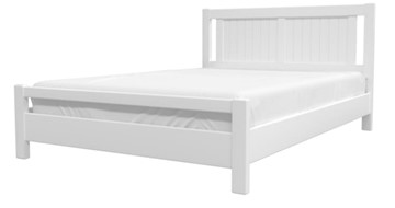 Полутороспальная кровать Ванесса из массива сосны (Белый Античный) 140х200 в Ярославле