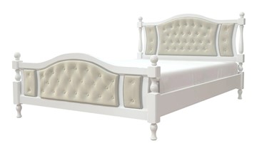 Полутороспальная кровать Жасмин (Белый античный) 140х200 в Рыбинске