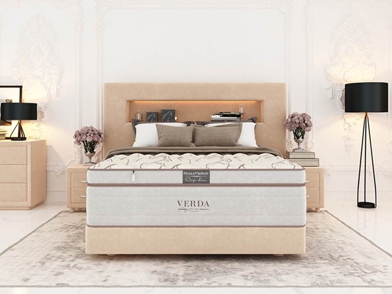 Кровать Smart Compact/Podium M 160х200, Флок (Велсофт Бежевый) в Ярославле - изображение