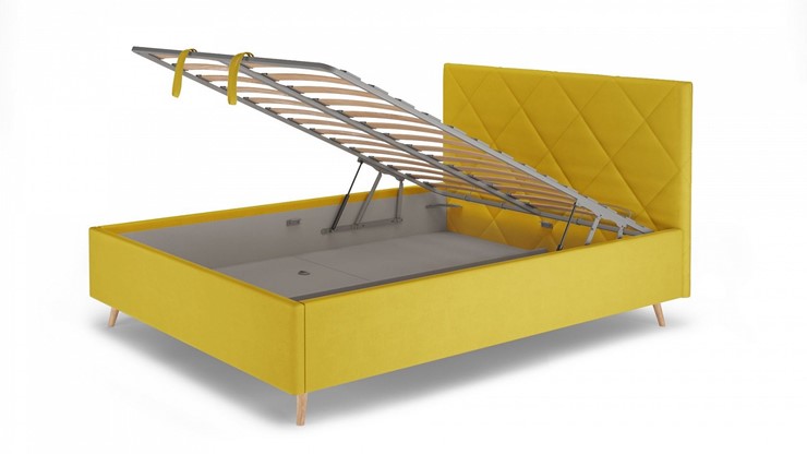 Кровать полутороспальная Kim 1400х1900 с подъёмным механизмом в Рыбинске - изображение 4