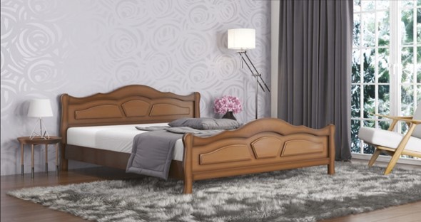 Кровать 2-спальная Легенда 160*200 с основанием в Ярославле - изображение