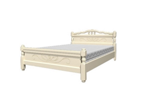 Кровать 2-спальная Карина-6 (Слоновая кость) 180х200 в Ярославле - изображение