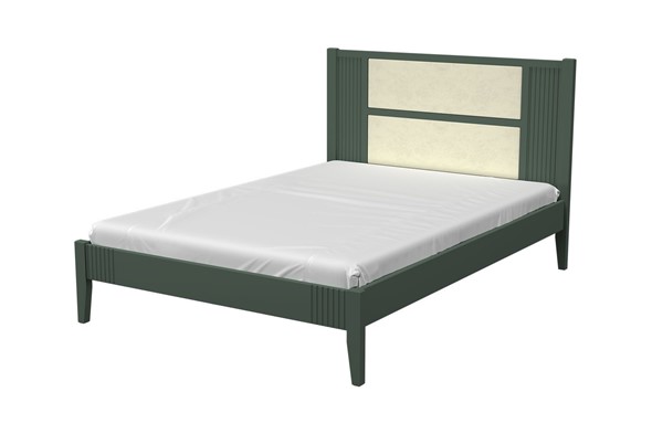 Кровать 1.5-спальная Бетти из массива сосны (Оливковый) 180х200 в Ярославле - изображение