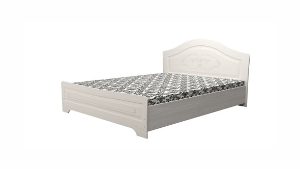 Полуторная кровать Ивушка-5 2000х1200, цвет Дуб беленый в Ярославле - изображение