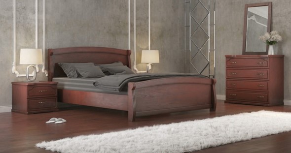 Спальная кровать Магнат 160*200 с основанием в Ярославле - изображение