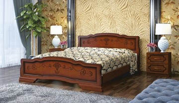 Кровать в спальню Карина-6 (Орех) 180х200 в Ярославле