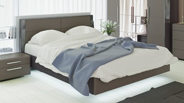 Кровать 2-спальная Наоми 1600, цвет Фон серый, Джут СМ-208.01.01 в Ярославле
