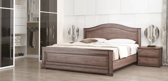 Кровать 2-спальная Стиль 3, 160х200 с основанием в Ярославле - изображение