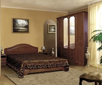 Гарнитур спальный Ивушка-5, цвет Итальянский орех в Ярославле