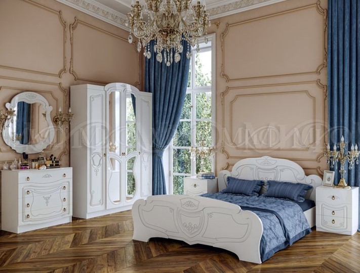 Гарнитур спальный Мария, Белый глянец в Ярославле - изображение