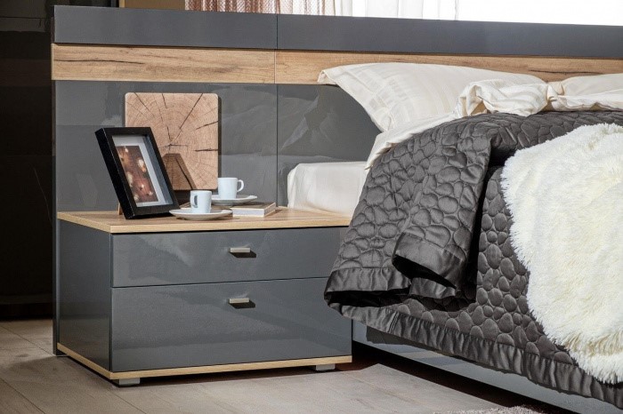 Модульная спальня Фиджи, Дуб золотой/Антрацит в Ярославле - изображение 6