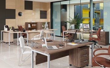 Мебель для персонала Xten S 1 - один стол с приставным брифингом в Рыбинске - предосмотр