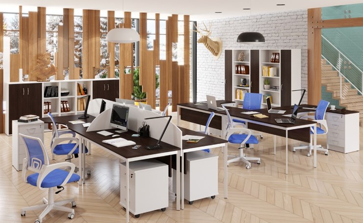 Мебель для персонала Imago S - два стола, две тумбы в Ярославле - изображение