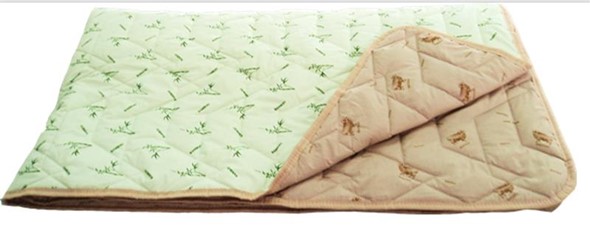 Одеяло «Зима-Лето», ткань: тик, материалы: бамбук/верблюжья шерсть в Рыбинске - изображение