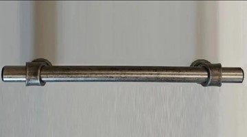 Ручка-скоба (128 мм), античное серебро Прованс в Рыбинске