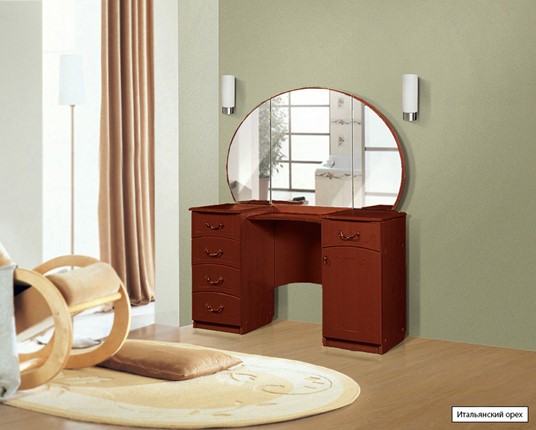 Туалетный стол №4, Ивушка-5, цвет Итальянский орех в Ярославле - изображение