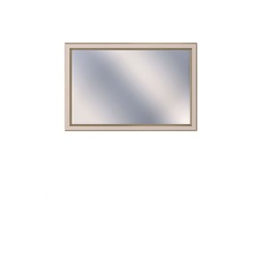 Настенное зеркало Сиена, Бодега белый / патина золото, 92х52 в Рыбинске
