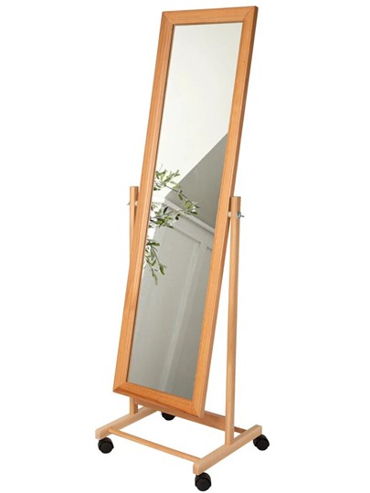 Зеркало напольное BeautyStyle 27 (135х42,5см) Светло-коричневый в Ярославле - изображение 2