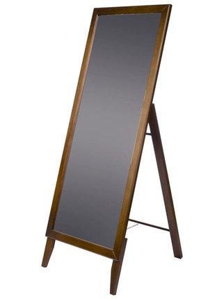 Зеркало напольное в гардероб BeautyStyle 29 (131х47,1х41,5см) Средне-коричневый в Ярославле - изображение