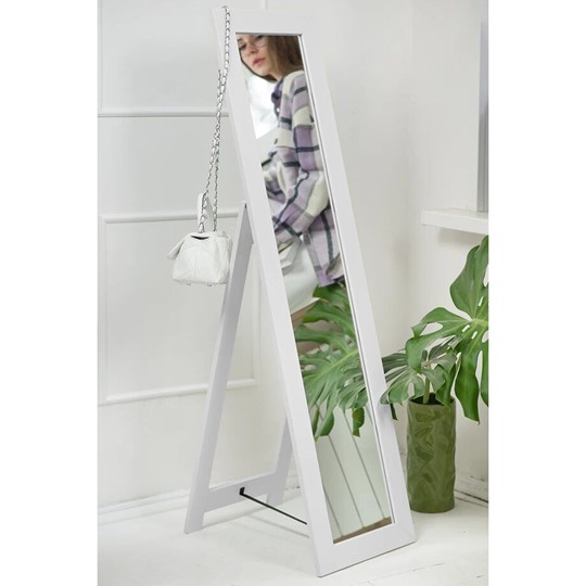 Зеркало напольное в гардероб BeautyStyle 8 (белый) в Ярославле - изображение 8