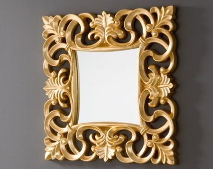 Зеркало навесное PU021 золото в Ярославле - изображение 1