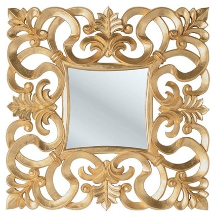 Зеркало навесное PU021 золото в Ярославле - изображение