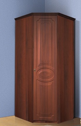 Шкаф угловой Ивушка-5, цвет Итальянский орех в Рыбинске - изображение