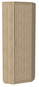 Распашной шкаф 402 угловой со штангой, цвет Дуб Сонома в Рыбинске - предосмотр