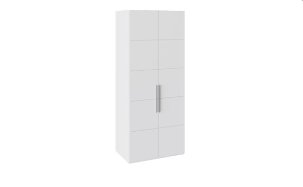 Распашной шкаф Наоми с 2-мя дверями, цвет Белый глянец СМ-208.07.03 в Ярославле - изображение