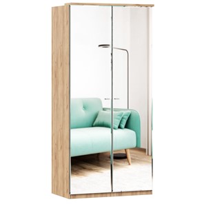 Шкаф двухстворчатый с 2-мя зеркалами Фиджи, 659.233, цвет белый в Ярославле