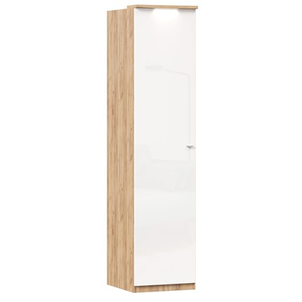 Шкаф одностворчатый Фиджи ЛД 659.224, белый в Ярославле - изображение