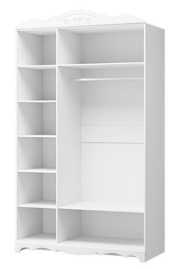 Шкаф трехдверный в спальню Лотос ШР-3 (Белый) 1 зеркало в Ярославле - изображение 1