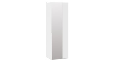 Одностворчатый угловой шкаф Порто (580) СМ-393.07.007 (Белый жемчуг/Белый жемчуг) в Ярославле