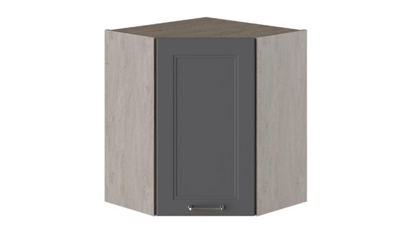 Кухонный навесной шкаф Одри угловой ВУ45_72-(40)_1ДР (Серый) в Ярославле - изображение